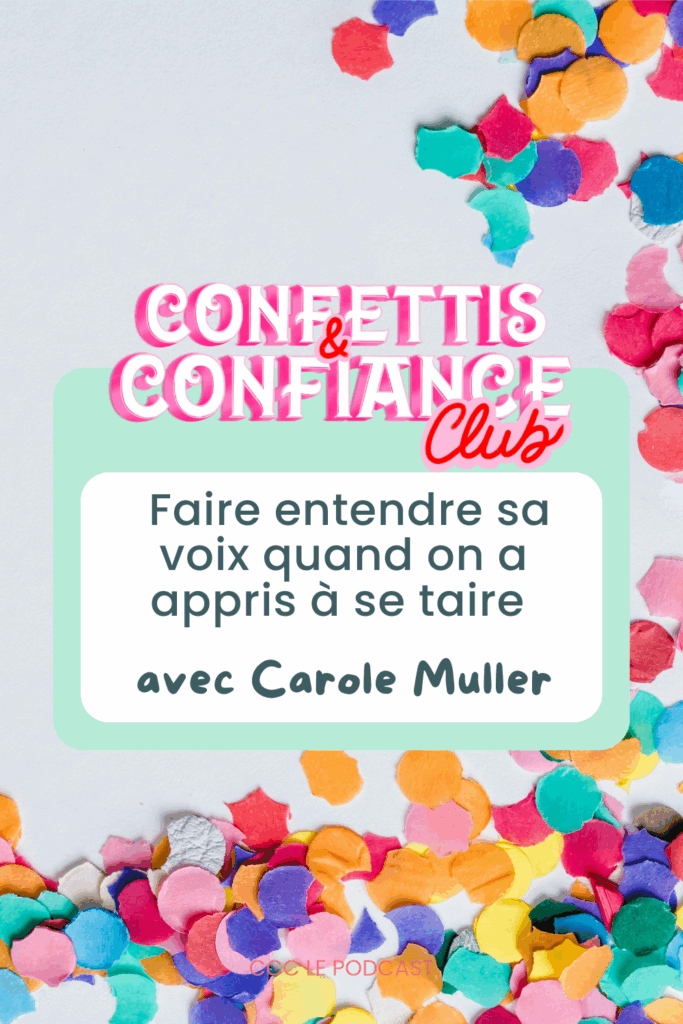 "Et si la clé de la confiance en soi, c’était de s’exprimer ?" – article sur l’expression de soi, la voix intérieure et la confiance.