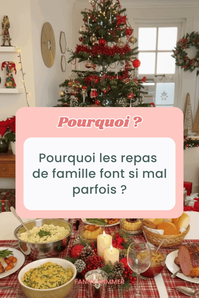 Remarques banales, comparaisons, malaise diffus… Si les repas de famille te laissent épuisée ou triste, ce n’est pas un manque de confiance. Comprendre ce qui se joue vraiment pendant les fêtes.